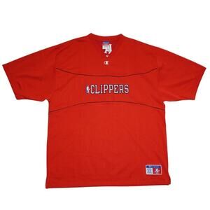 Vintage Champion LA Clippers NBA Red T-Shirt – XL – Authentic Athletic Apparel